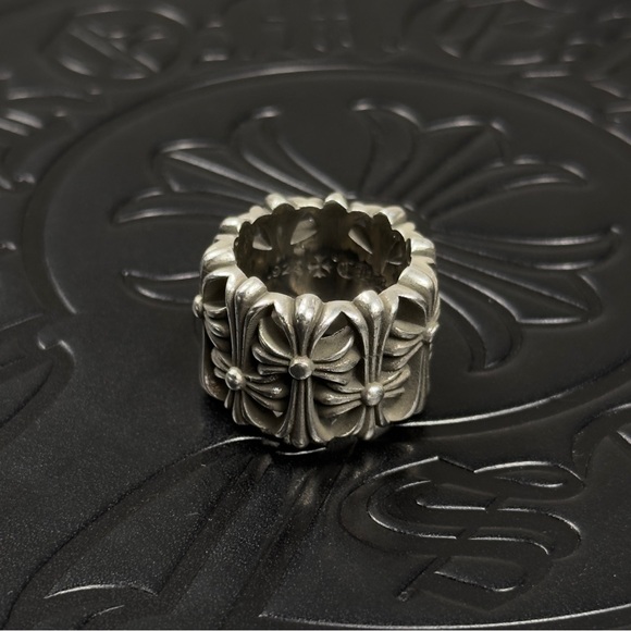 Chrome Hearts Jewelry - Chrome Hearts 925 Silver Cemetery Ring Size 7 US